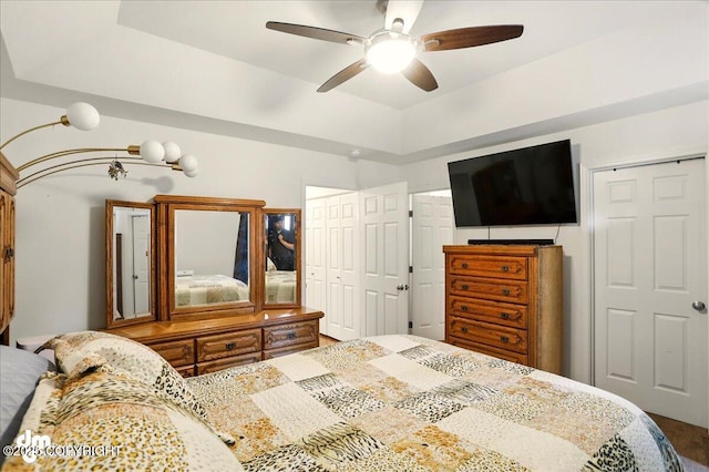 3762-3768 S Lansing Rd, Wasilla, AK 99654 - bedroom with a ceiling fan