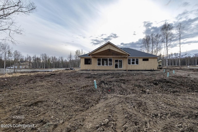 view of rear view of house