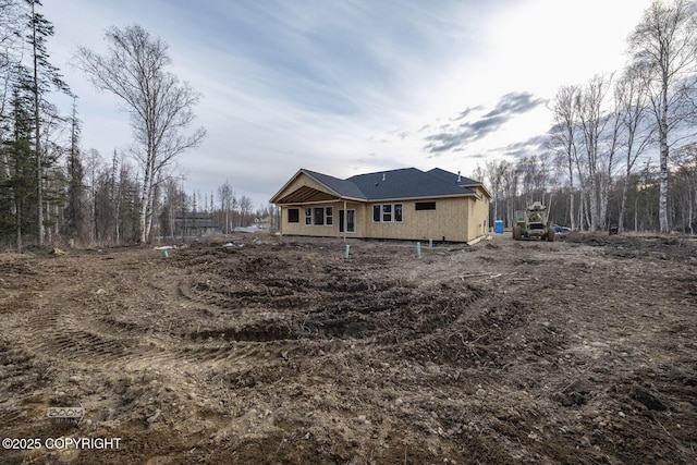 view of back of property