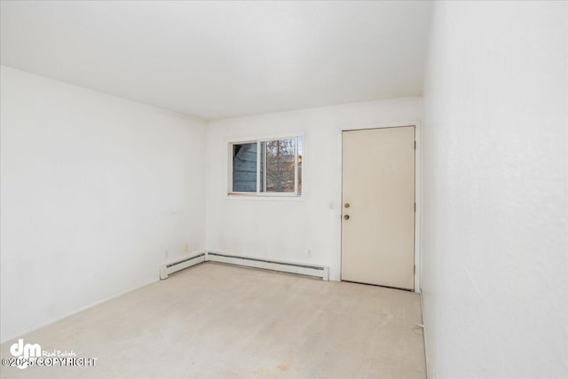 315 Krane Dr # 19, Anchorage, AK 99504 - carpeted spare room with a baseboard heating unit