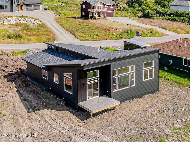 1029 Shelley Ave, Homer, AK 99603 - rear view of property with roof with shingles