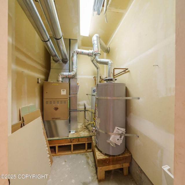 utilities featuring water heater