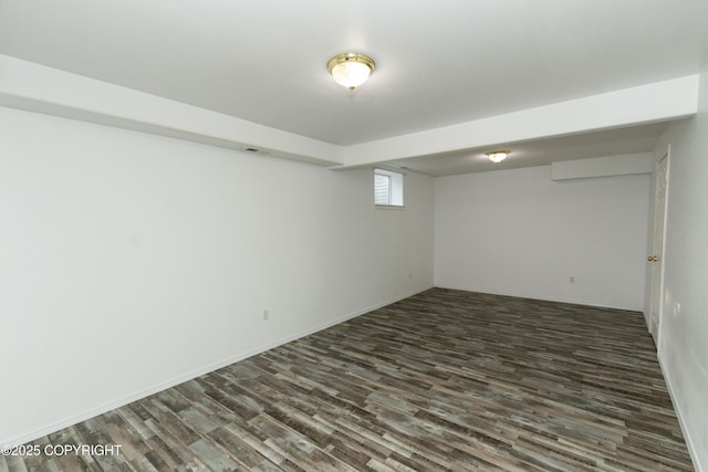 10127 Crest View Ln, Eagle River, AK 99577 - basement featuring dark wood finished floors