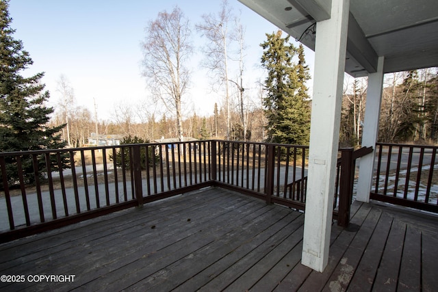 10127 Crest View Ln, Eagle River, AK 99577 - view of deck