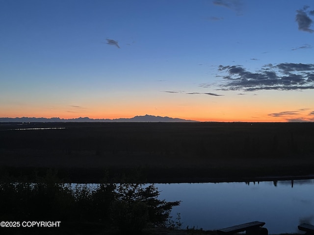 47366 Winridge Ave, Kenai, AK 99611 - water view featuring a mountainous background