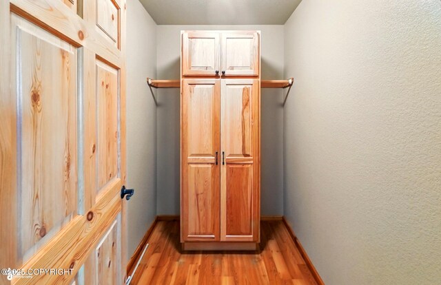 22045 Becharof Cir, Kasilof, AK 99610 - walk in closet with light wood-style floors