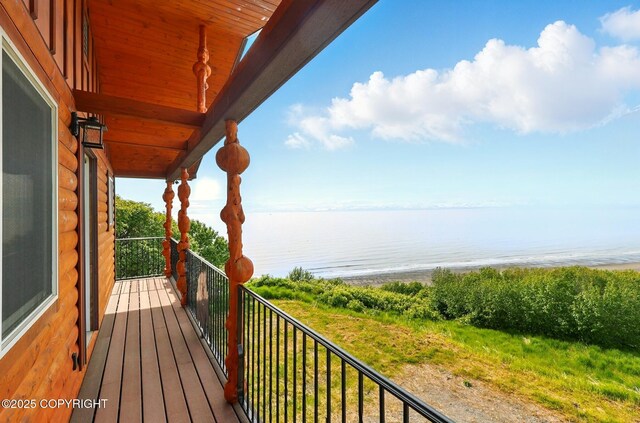 22045 Becharof Cir, Kasilof, AK 99610 - balcony with a water view