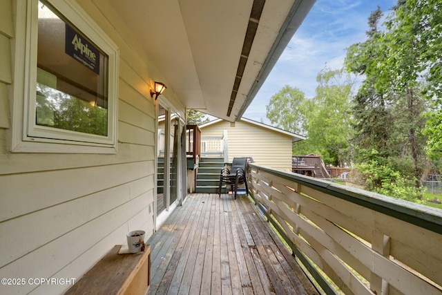 3550 Kachemak Cir, Anchorage, AK 99515 - view of deck