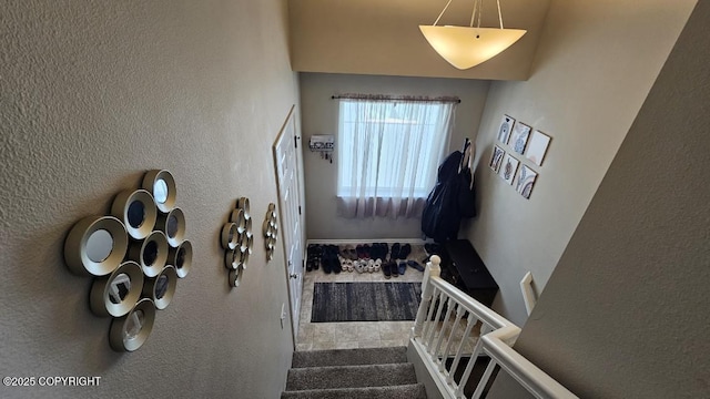 6244 Ophir Dr, Anchorage, AK 99504 - stairway with carpet flooring