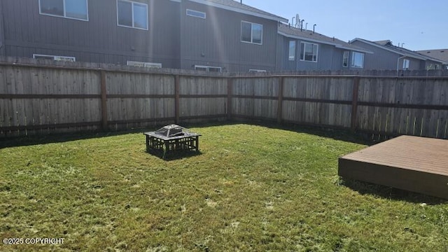 6244 Ophir Dr, Anchorage, AK 99504 - fenced backyard featuring a wooden deck