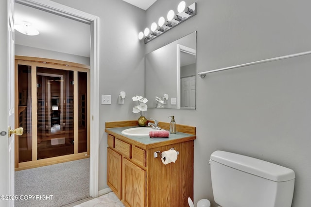 2460 Lochenshire Pl Unit 21, Anchorage, AK 99504 - bathroom with toilet and vanity