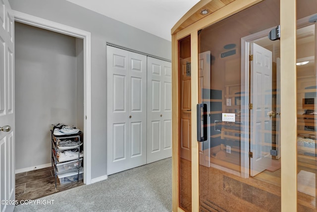 2460 Lochenshire Pl Unit 21, Anchorage, AK 99504 - corridor featuring baseboards and a sauna