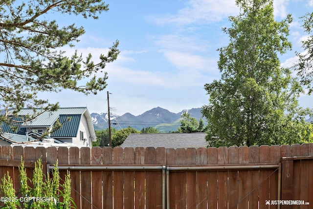 1602 Richardson Dr, Anchorage, AK 99504 - view of yard featuring a mountain view
