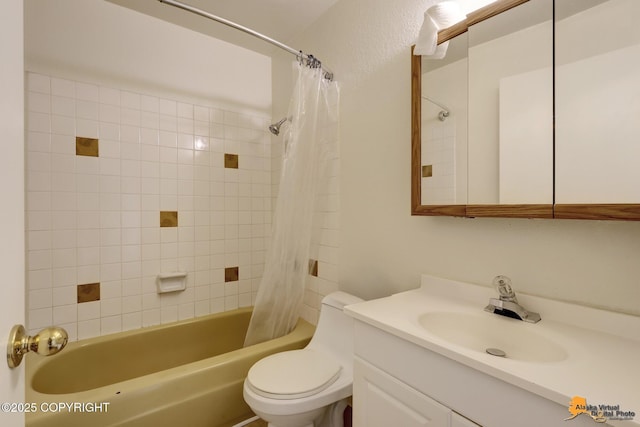 525 E 14th Ave, Anchorage, AK 99501 - full bath featuring shower / bath combination with curtain and vanity