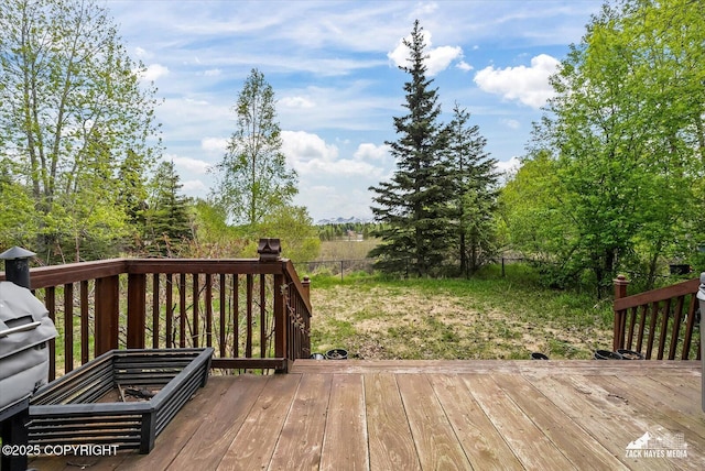 6537 Air Guard Rd, Anchorage, AK 99502 - view of wooden terrace