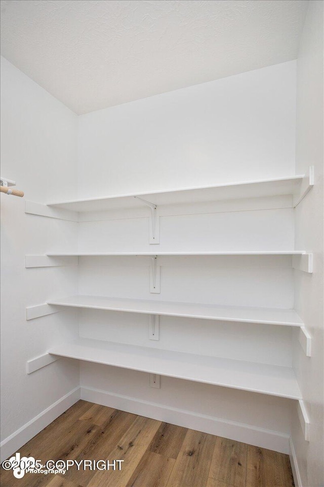 view of storage area
