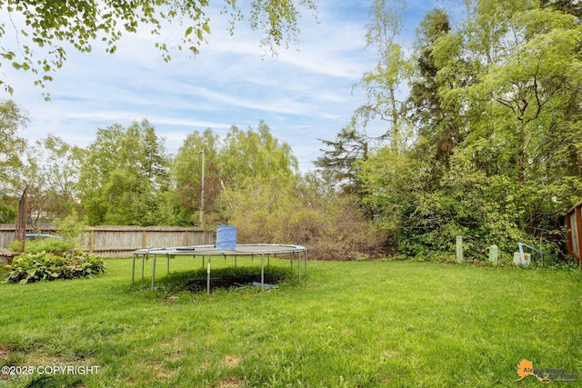 3210 Seawind Dr, Anchorage, AK 99516 - view of yard featuring a trampoline