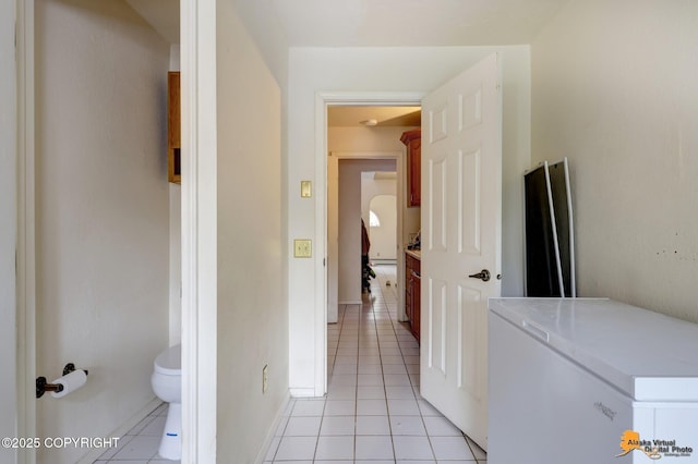 3210 Seawind Dr, Anchorage, AK 99516 - hall with light tile patterned flooring