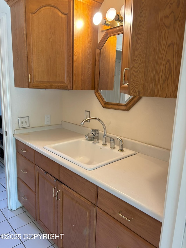 3210 Seawind Dr, Anchorage, AK 99516 - bathroom featuring vanity and tile patterned flooring