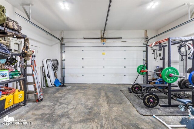 3460 S Shamrock St, Wasilla, AK 99623 - view of garage