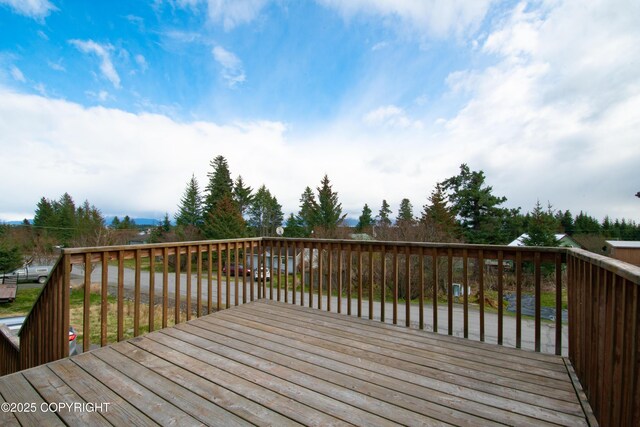 414 Bonanza Ave, Homer, AK 99603 - view of wooden terrace