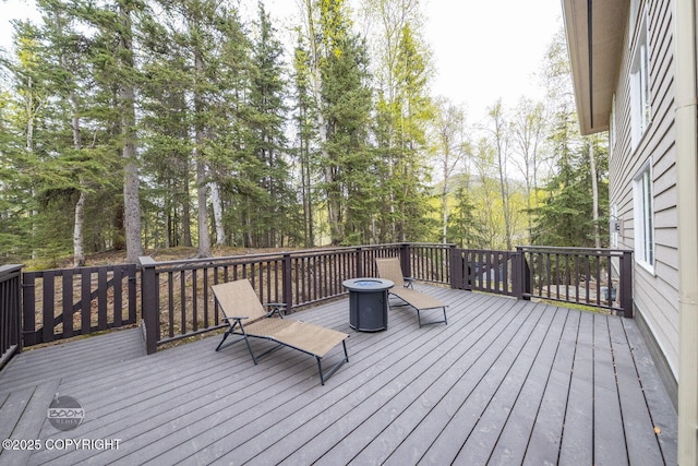 view of deck