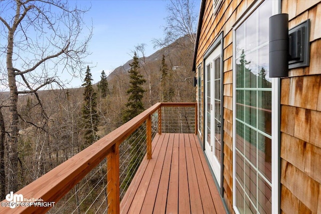 23231 Glacier View Dr, Eagle River, AK 99577 - balcony with a mountain view