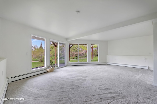13120 Saunders Rd, Anchorage, AK 99516 - spare room featuring baseboard heating, carpet floors, and a smoke detector
