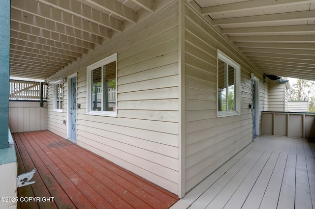 13120 Saunders Rd, Anchorage, AK 99516 - view of wooden deck