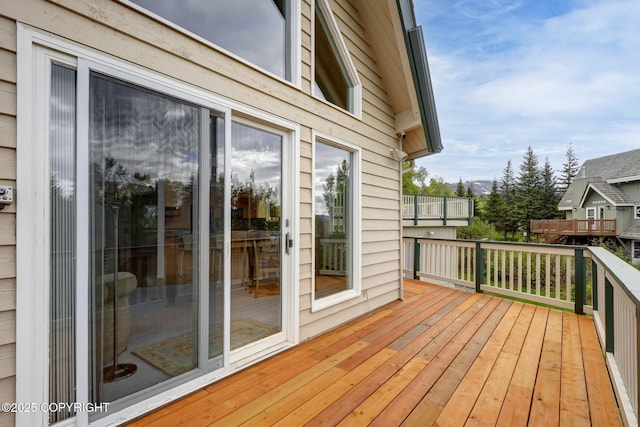 13120 Saunders Rd, Anchorage, AK 99516 - view of wooden deck