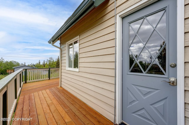 13120 Saunders Rd, Anchorage, AK 99516 - view of deck