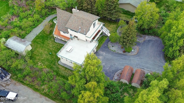 13120 Saunders Rd, Anchorage, AK 99516 - view from above of property