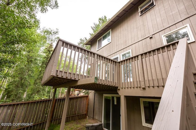 19532 Ostovia Cir, Eagle River, AK 99577 - view of wooden deck