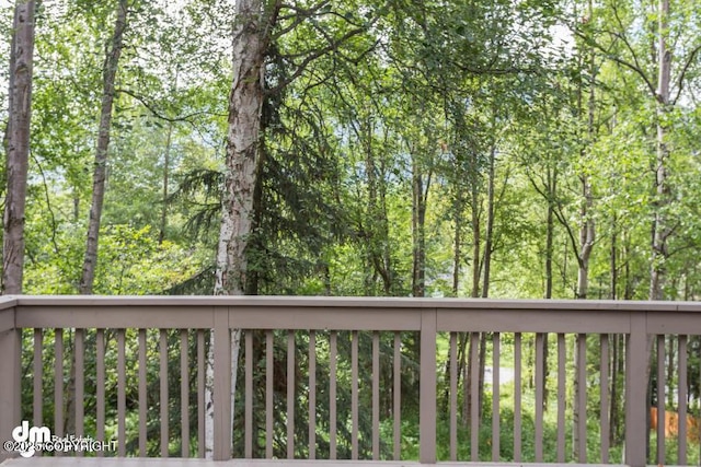19532 Ostovia Cir, Eagle River, AK 99577 - view of wooden terrace