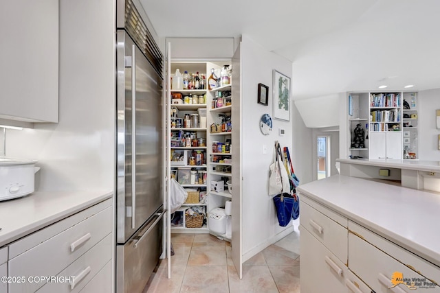 view of pantry