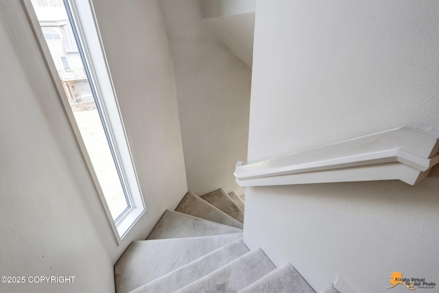 view of staircase