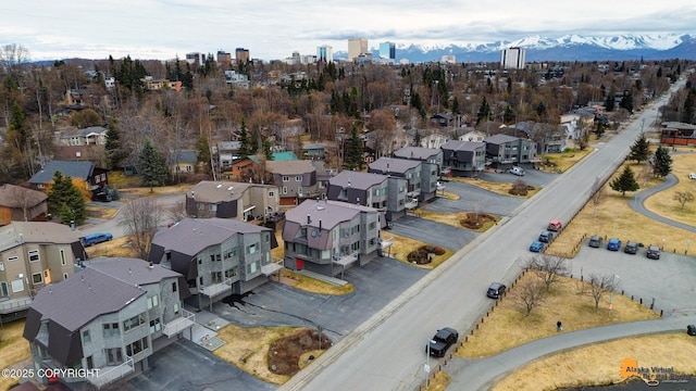 bird's eye view featuring a residential view