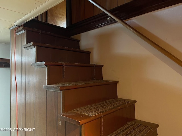 view of stairs