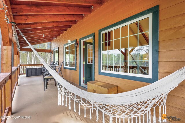 49635 S Hunter Dr, Willow, AK 99688 - view of porch