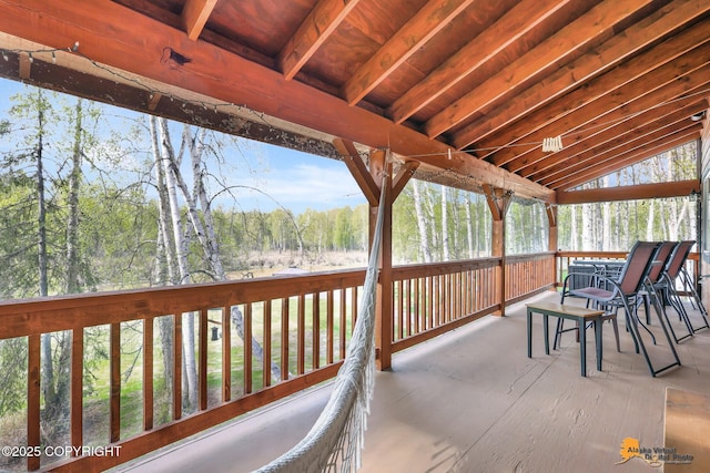 49635 S Hunter Dr, Willow, AK 99688 - view of patio / terrace
