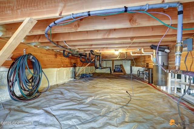 49635 S Hunter Dr, Willow, AK 99688 - below grade area with a central vacuum unit