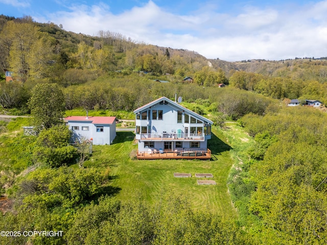 2435 Paradise Pl, Homer, AK 99603 - view of subject property with a forest