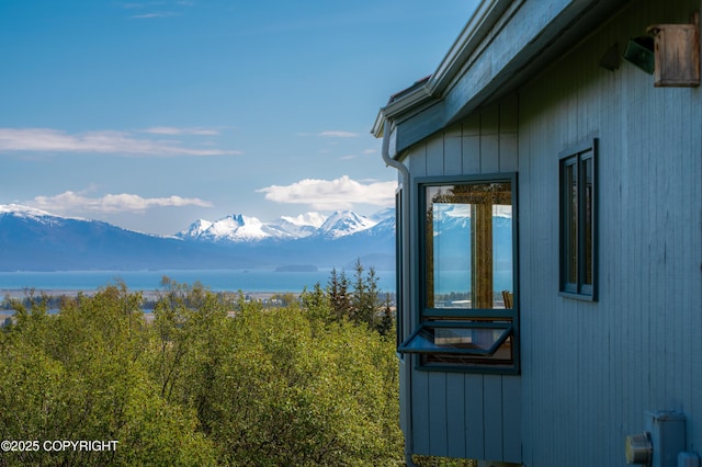 2435 Paradise Pl, Homer, AK 99603 - view of mountain backdrop with a nearby body of water