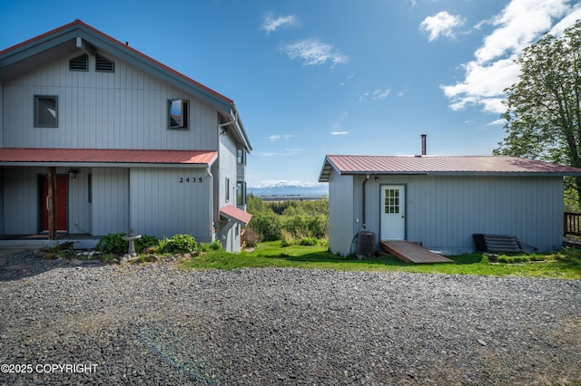 2435 Paradise Pl, Homer, AK 99603 - rear view of property with metal roof
