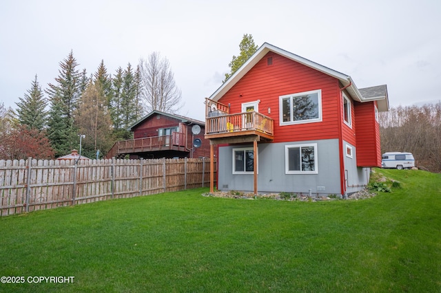 437 W Fairview Ave, Homer, AK 99603 - back of house featuring a wooden deck