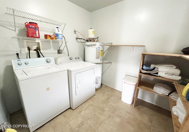 3698 Poppy Cir, Homer, AK 99603 - washroom with strapped water heater and washing machine and dryer