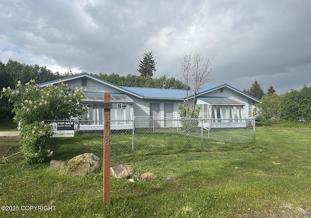 3698 Poppy Cir, Homer, AK 99603 - view of front of home featuring metal roof