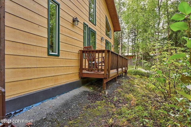 view of side of property