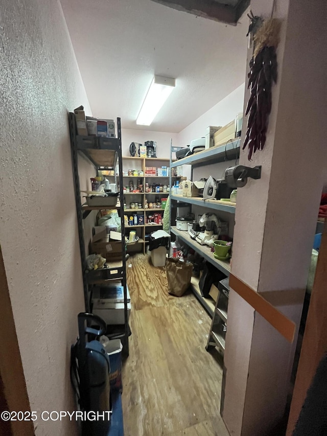 view of storage