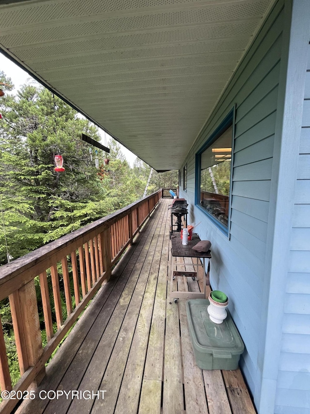 view of deck